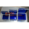 Fancy Blue Transparent Acrylic Make up Case